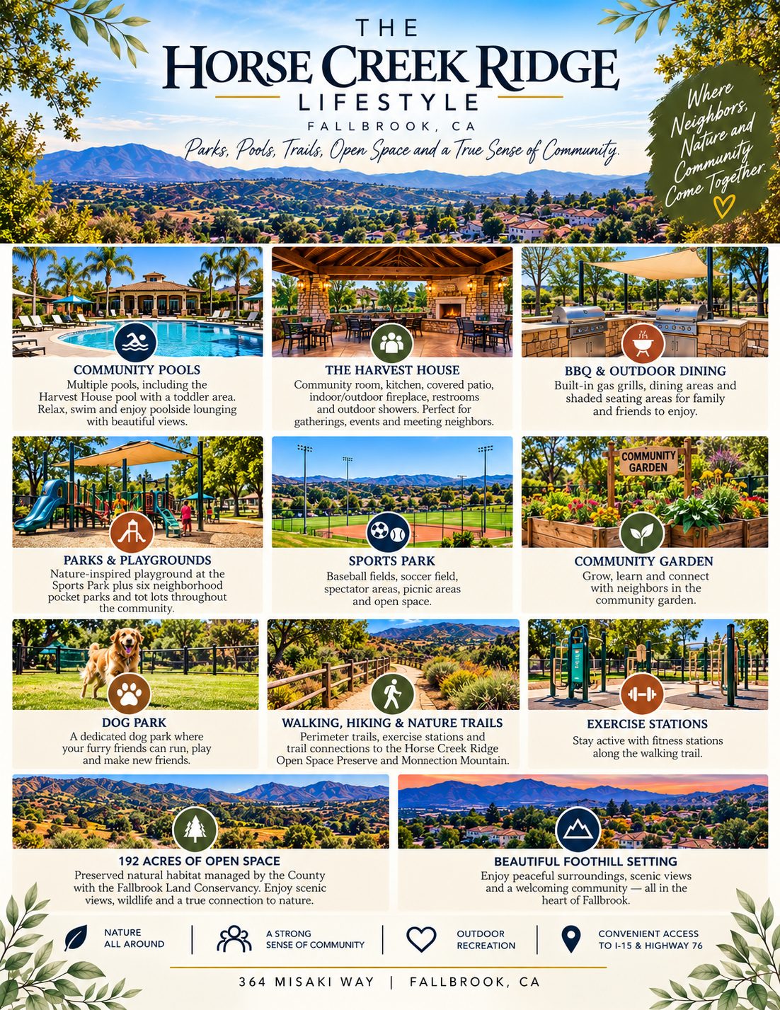 Horse Creek Ridge Community Amenities